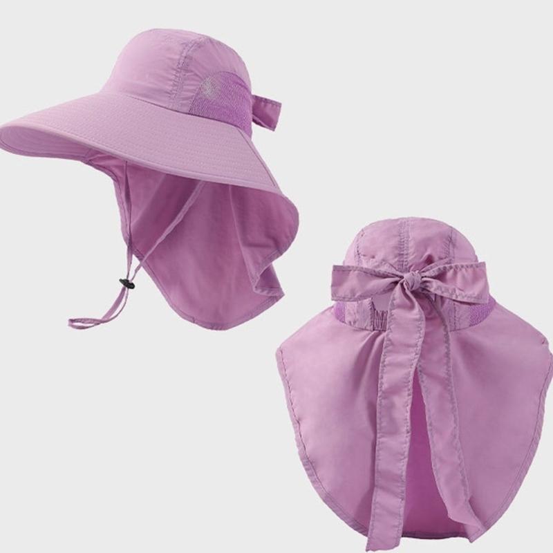 Unisex Fisherman Hat Neck Flap Bucket Hat For Girls Versatile Fashion Neck Flap Hat Bucket Hat Multiple Color