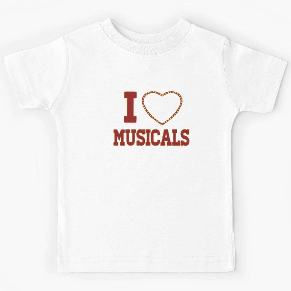 I heart musicals Kids T-Shirt 120
