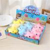Flour Star Squeezable Toy, TPR Soft Rubber Expression Flour Ball Cartoon Star Children's Stress Relief Toy