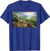 Landscape with the Fall of Icarus Fine Art Print Graphic Tee Cotton Casual Crew Neck TShirt for Men