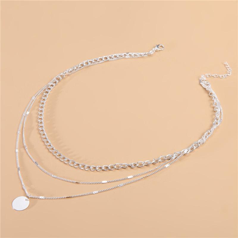 Vintage náhrdelník na řetízku na krk Dámské šperky Vrstvené doplňky pro dívky Oblečení Estetické dárky Módní přívěsek 2022