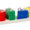 Wooden Shape Sorter Color Recognition Blocks Board Game Educational Montessori Matching