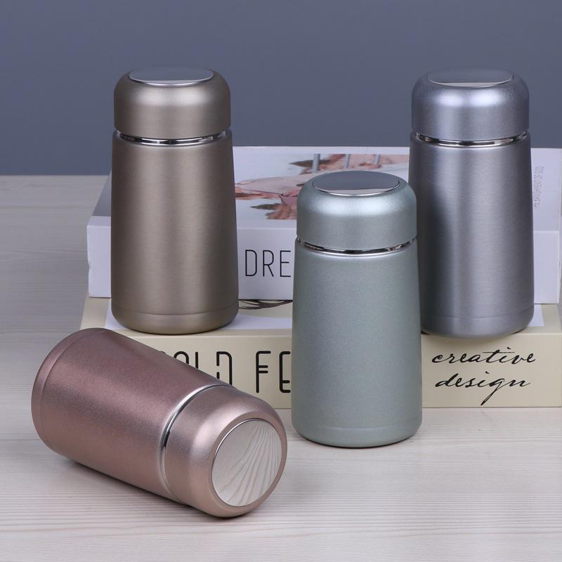 350ml Winter Style Stainless Steel Mini Vacuum Cup with Tea Infuser