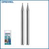 105 2 unidades/pacote cortador de gravura haste de 1/8" brocas de gravura 0,8 mm de diâmetro de trabalho kit de ferramentas rotativas para material de vidro de madeira