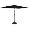 Garden Umbrella with LED Lights and Base 200 X 300 Cm