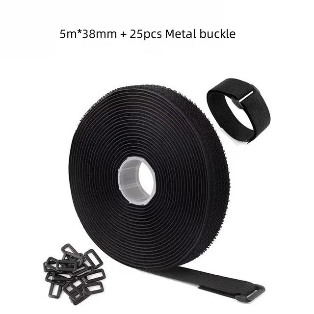 

Многоразовая нейлоновая петля для крепления кабеля, обрезанная по длине самоклеящаяся крепежная лента с пряжкой для органайзера или хранения