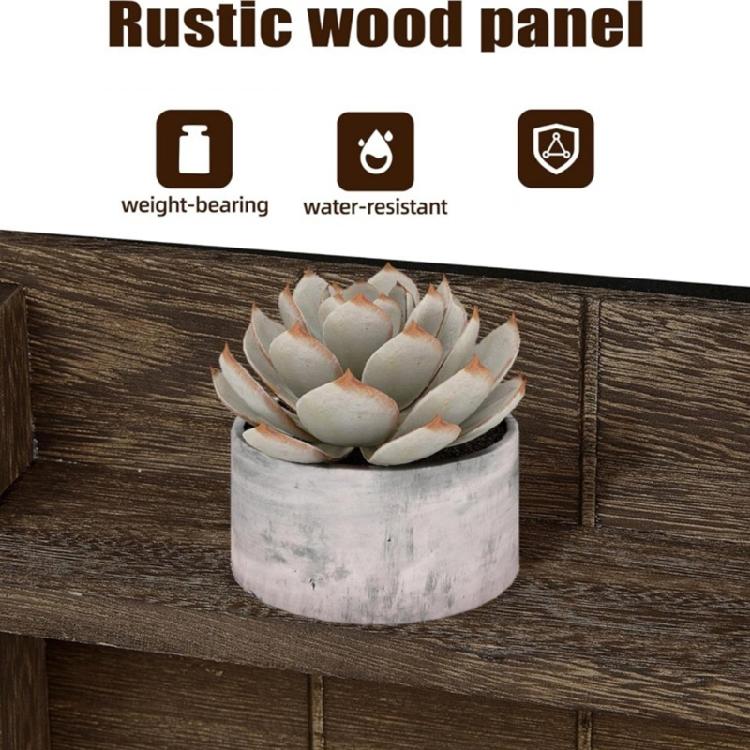 Wandmontierter Schlüsselständer und Briefhalter Dekorative Schlüsselaufhängung Platzsparend Mantel- und Leinenhaken Mehrzweck-Wandorganizer