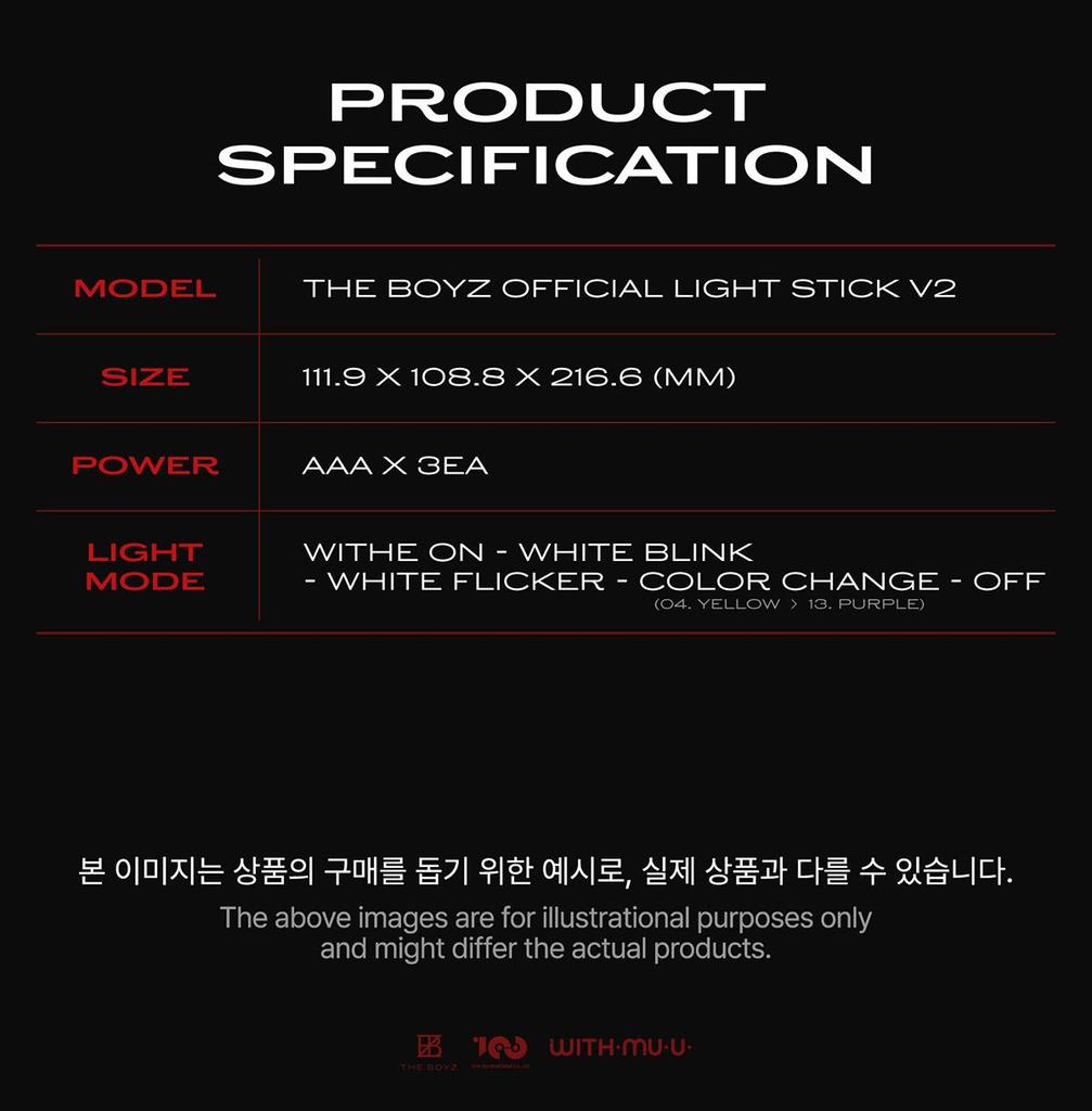 (V2) THE BOYZ (TBZ) - OFFICIAL LIGHT STICK (Fanlight) Ver.2