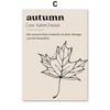 Quotes Autumn Posters Prints Canvas Painting Gallery Wall Art Pictures For Living Room Home Decor Fall Leaves Pumpkin Turkey Car
