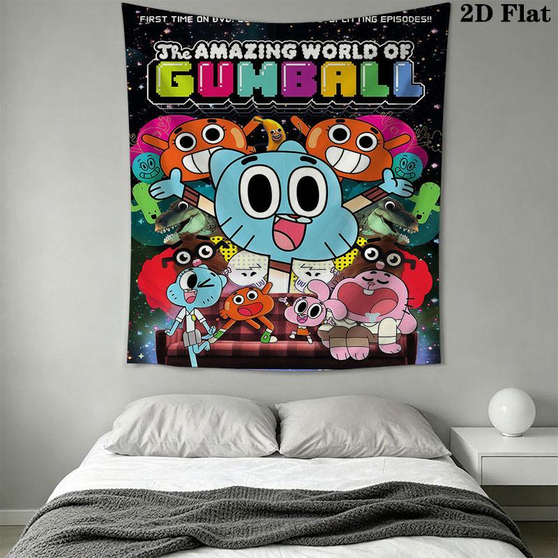 Gumball Wall Hanging Printed Fabric Blanket Decorative Tapestries for Bedroom Living Room Home Decor