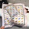 Fashion Square Fashion Foreign Style Small Silk Scarf Women'S Headband Decorative Scarf Dual-Purpose Small Square Scarf New Scarf