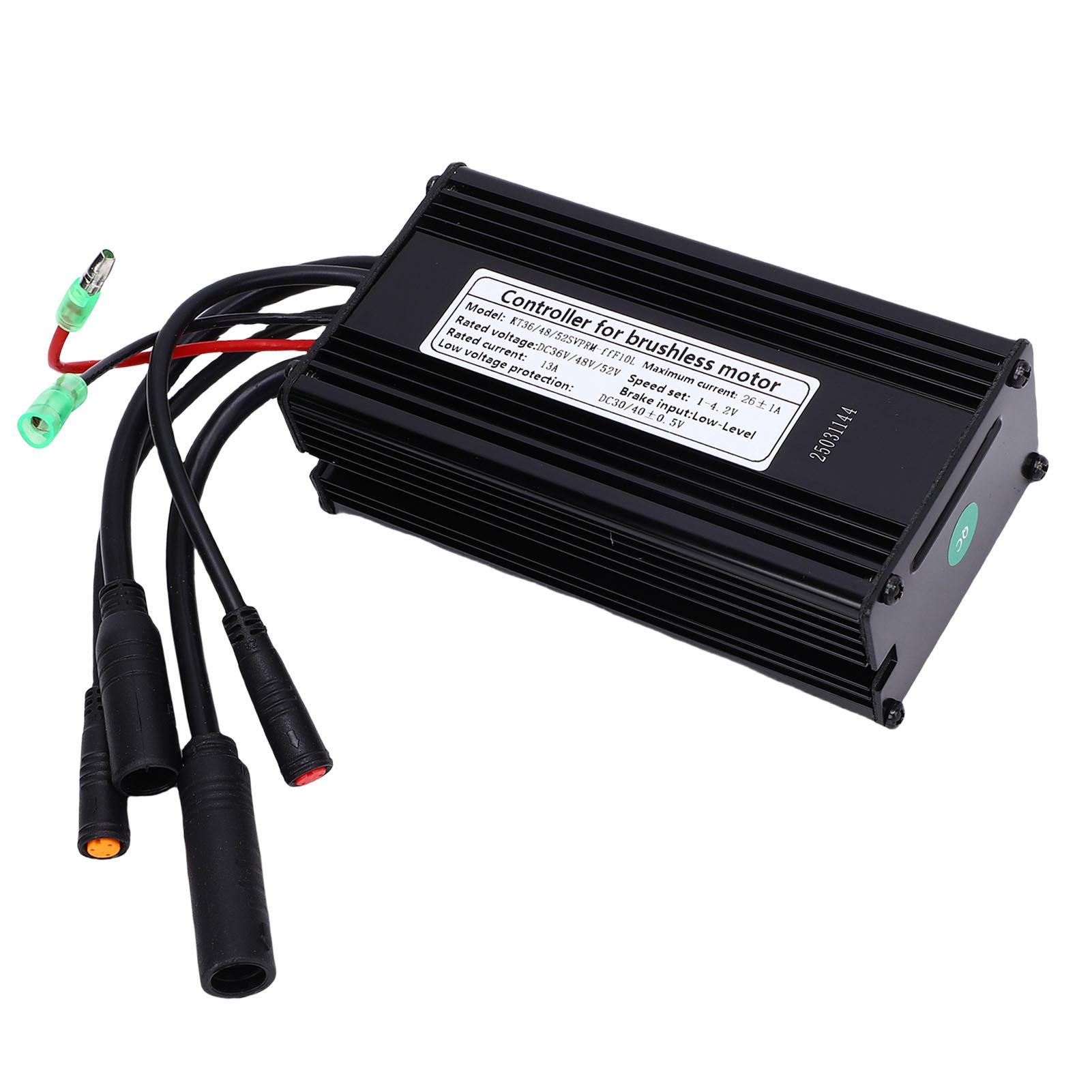 Контроллер мотора 36В 48В 52В 9 транзисторов 500Вт 750Вт контроллер синусоидального типа с водонепроницаемым разъемом для электрического велосипеда