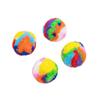5pcs/set Colorful Cat Training Mute Ball Soft Pet Cat Throwing Ball Plush Cat Toys Ball  Self Happy