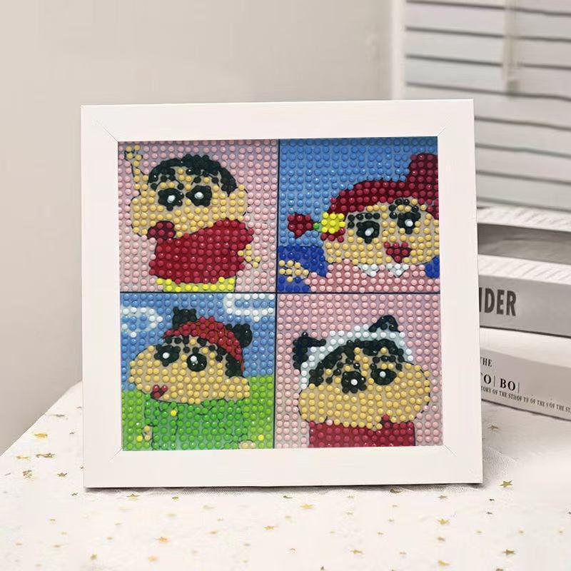 High-End Diamond Painting Diy Van Gogh Starry Sky Cat Creative Handmade Toy Table Decoration Diamond Painting With Frame