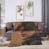 Residents Evils 9 Leon Keneddy Blankets Warm Soft Novelty Plush Throw Blanket For Bedroom Camping Flannel Bedspread Bed Cover