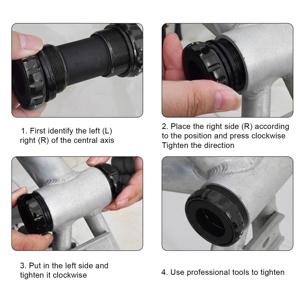Bike Bottom Bracket 68‑73mm Reduce Noise Stability Resin Washer Sturdy High Accuracy Bike Accessories