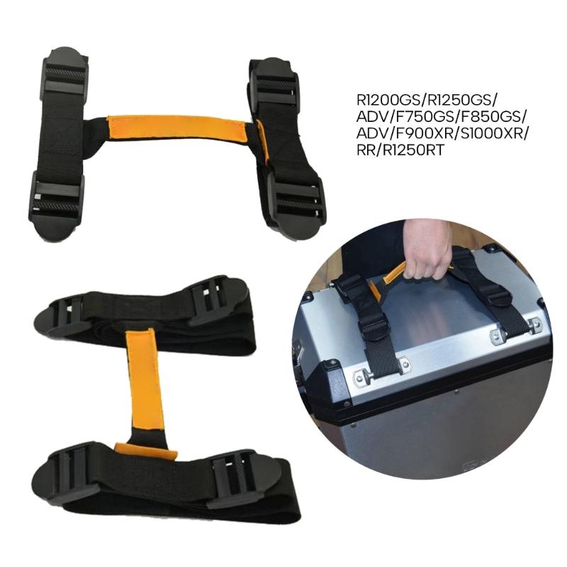 Uchwyt na linkę do sakwy bocznej tylnej motocykla Pasek poliestrowy