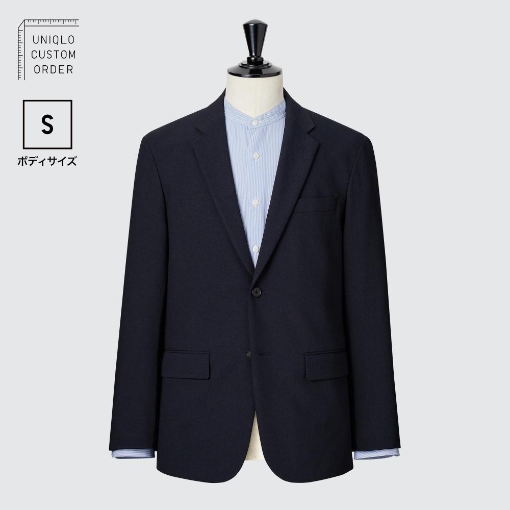 Uniqlo Japan ImpreSSive Jacket 2way Stretch  Wool Like  S Size  Length 66 70cm  Sleeve Length 54 60cm  Can Be Set Up