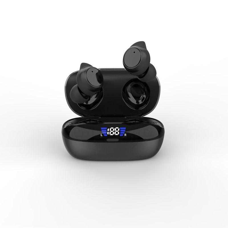 New TWS Wireless Bluetooth 5.3 Earbuds: Mini Sports Noise-Cancelling Digital Display