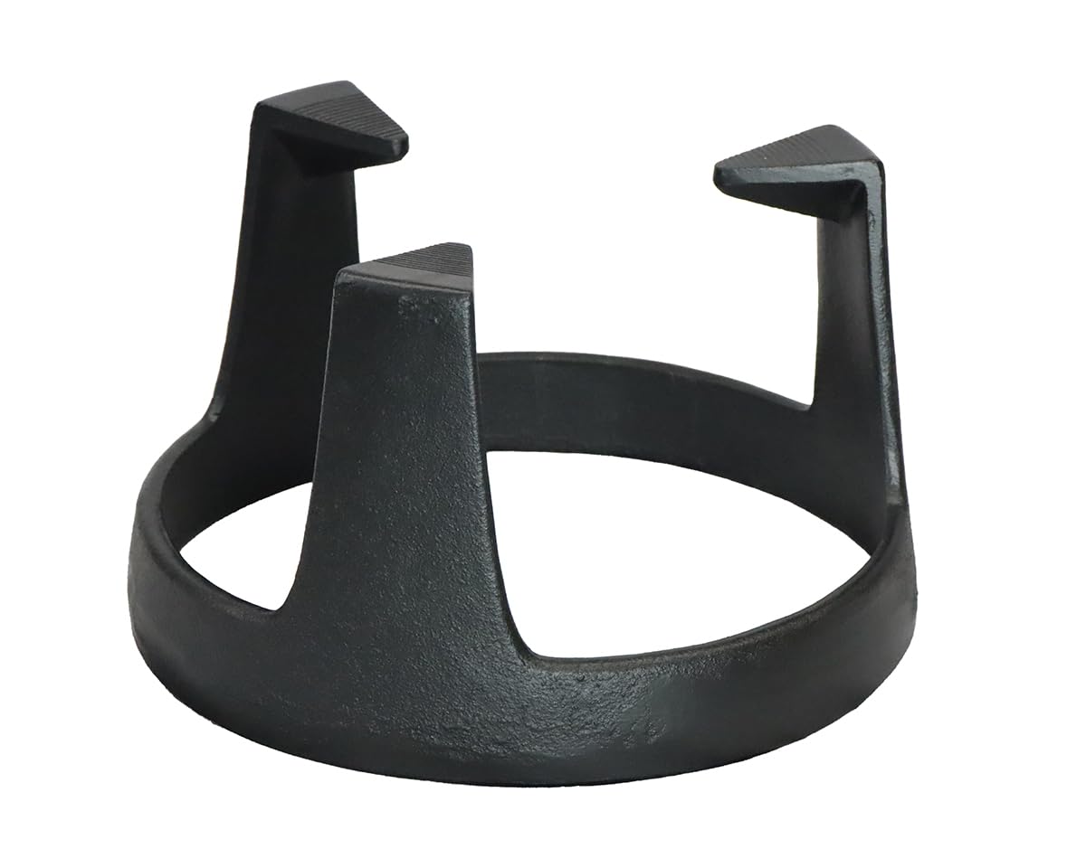 

Asahi Iwate Prefecture Traditional Craftsmanship Nanbu Iron for Commercial Use Three-Legged Trivet, Large,