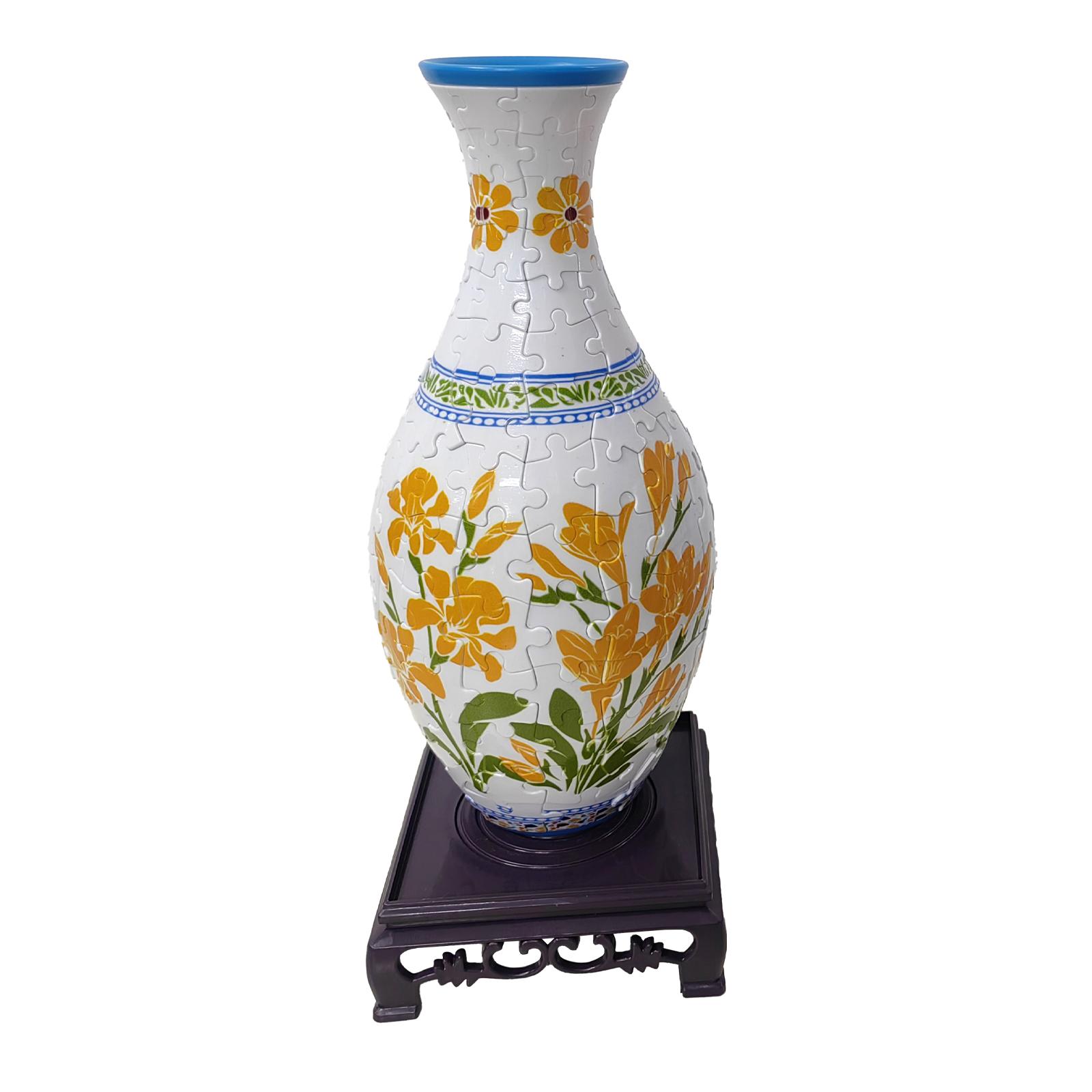 

Puzzle Flower Vase Panda 3D Porcelain Design Made Durable Plastic Home Decoration and Flower Arrangement Housewarming Kids Toysets Gifts