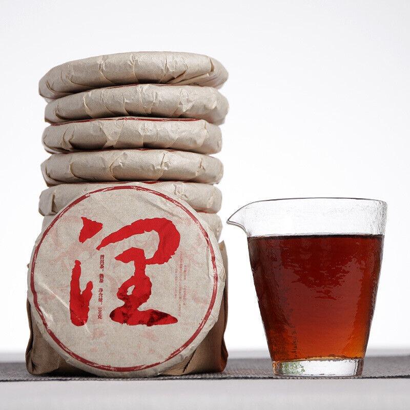 

Yunnan Puerh Tea, Menghai Ripe Tea, Big Tree Tea, 100g Small Cake Cooked Tea