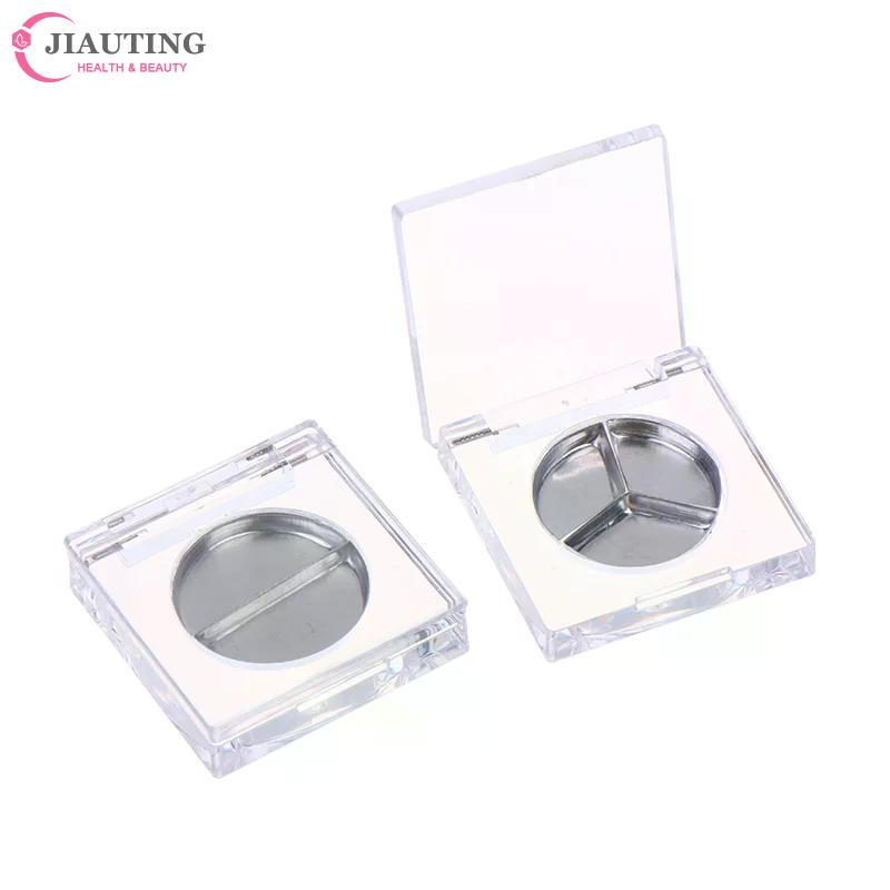2.5g Empty Portable Eyeshadow Palette Blusher Box Solid Ointment Box Cosmetic Makeup Case Round Storage Container