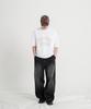 EZKATON Touch Stripe Denim Pants Black Kmlp6883