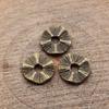 Circle Flat Position Spacer Beads Alloy Blank Disc Bulk Beaded Jewelry Making Supplies For DIY Charm