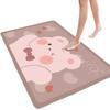 Diatom Mud Floor Mat Cartoon Bathroom Water-Absorbing Quick-Drying Floor Mat Household Bathroom Door Non-Slip And Dirt-Resistant Rubber Floor Mat