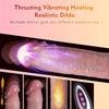 Automatic Telescopic Rotating Big Vibrating Thrusting Realistic Dildo For Women Remote Control Suction Cup Realistic Penis Sex Toys