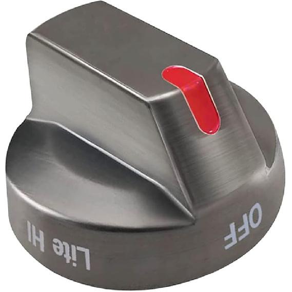 Замена | Ручка переключателя конфорки газовой плиты для Samsung NX58M6850SG, NX58J7750SG, NX58J5600SG, NX58K7850SG NX58K7850SG - 5 шт. 1*Black Stainless Steel