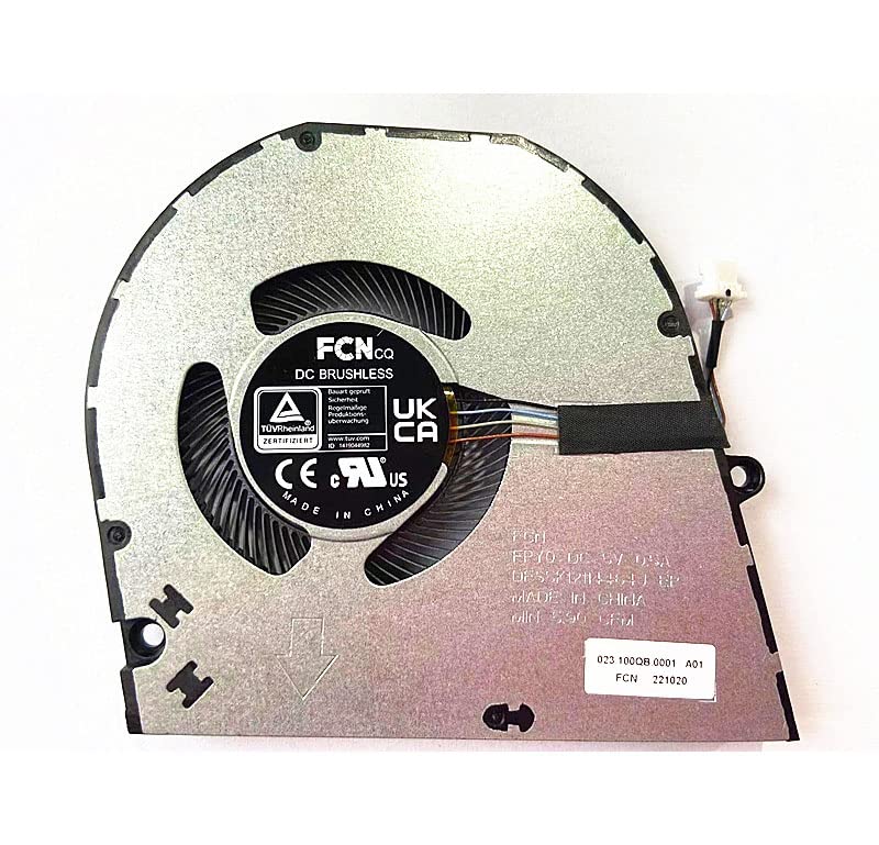 MOQIAN CPU Cooling Fan Replacement for DELL Inspiron 14 5425 Laptop Fan BN8507H5H-000P 023.100QB.0001 05V75Y 5V75Y