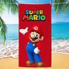 Cartoon Mario Microfiber Beach Towel Set