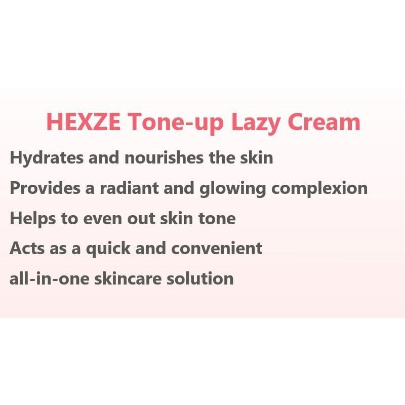 HEXZE - Moisturzing Tone-up Lazy Cream - 2 Colors