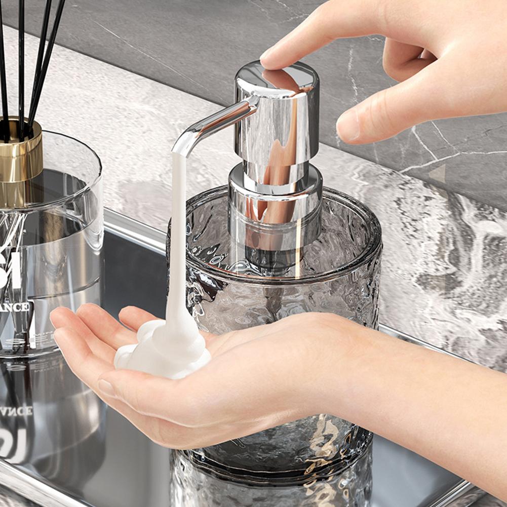 Foaming Soap Dispenser Anti-Slip Bathroom Soap Dispenser Shampoo Foam Dispenser Bottle for Kitchen Sink