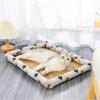 Lightweight Breathable Rattan Pet Bed - Summer Cooling Mat Pad Ice Nest Cooling Bed for Small Dogs Cats & Small Animal Supplies