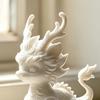 jijijing 3D Printed Qilin Statue, Traditional Chinese Mythical Beast Figurine, Auspicious Wealth And Blessings Figurine for Desk, Feng Shui Ornament