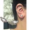 New Cute Frosted Angel Wings Stud Earrings For Women Fashion Y2K Stud Earring Jewelry Gifts
