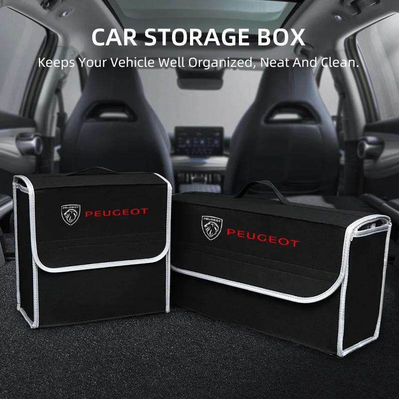 1PC Foldable Car Trunk Storage Bag Interior Accessories PEUGEOT 107 206 207 208 307 308 2008 3008 4008 a 5008 GT 108 301 T9 406