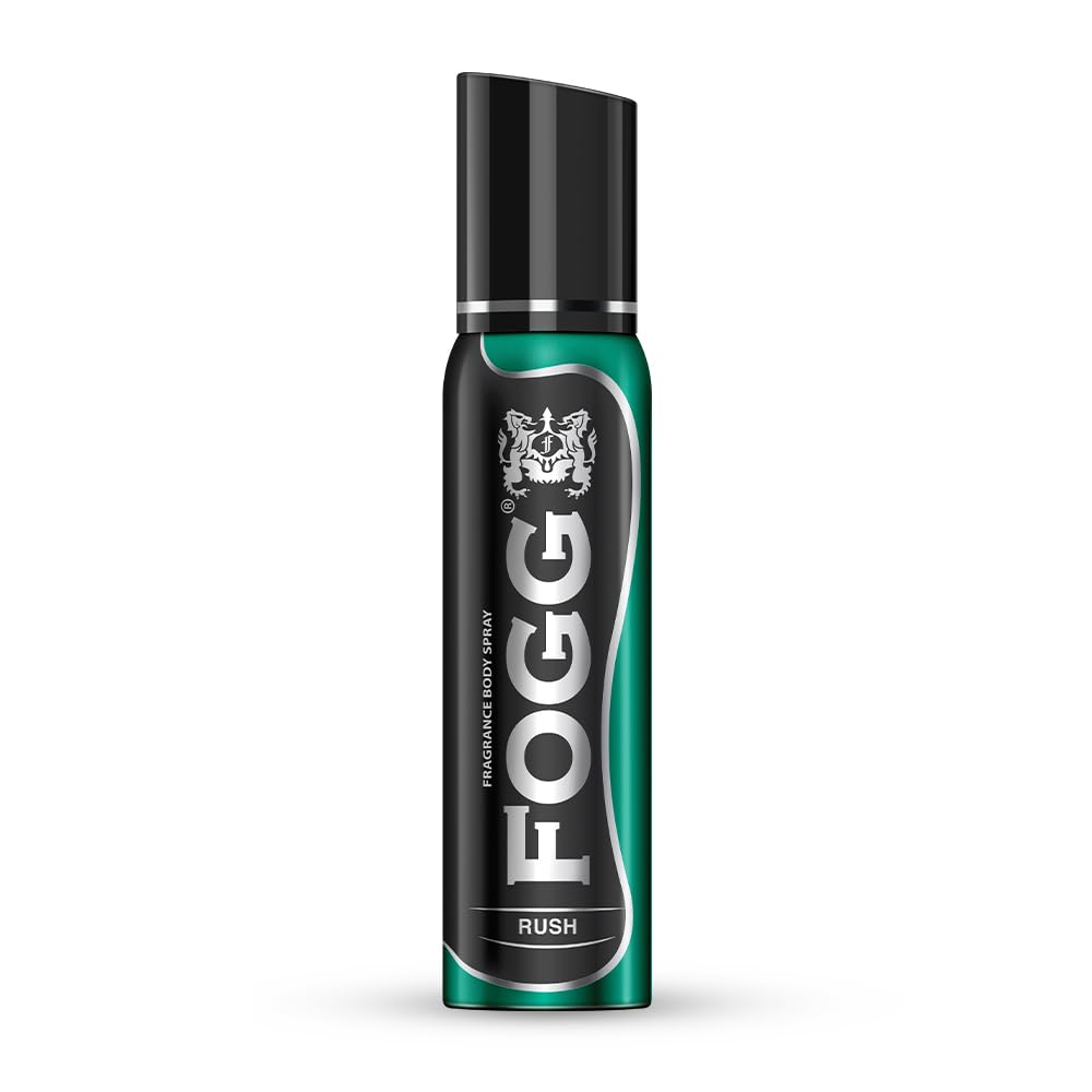 Дезодорант-спрей для мужчин Fogg Rush No Gas, Стойкий парфюмированный спрей для тела, 150 мл