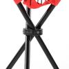 Triangular Net Bag Portable Baseball Softball Batting Practice Tripod Ball Rack Red