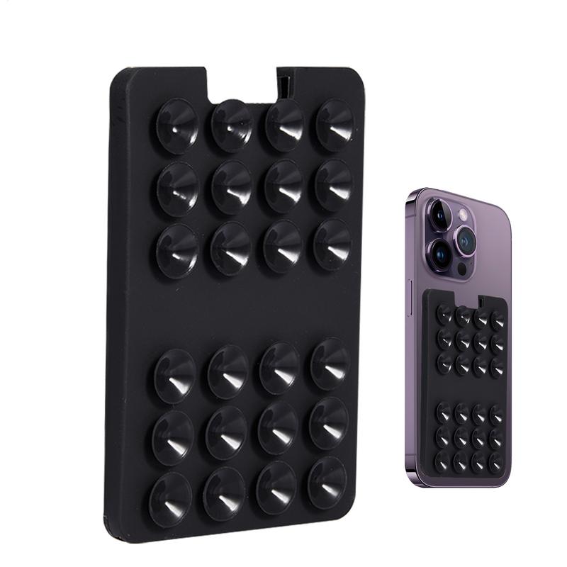 Adhesive Silicone Suction Pad Card Holder For Mobile Phone Fixture Suction Cup Backed Adhesive Rubber Sucker Pad For Fixed Pad