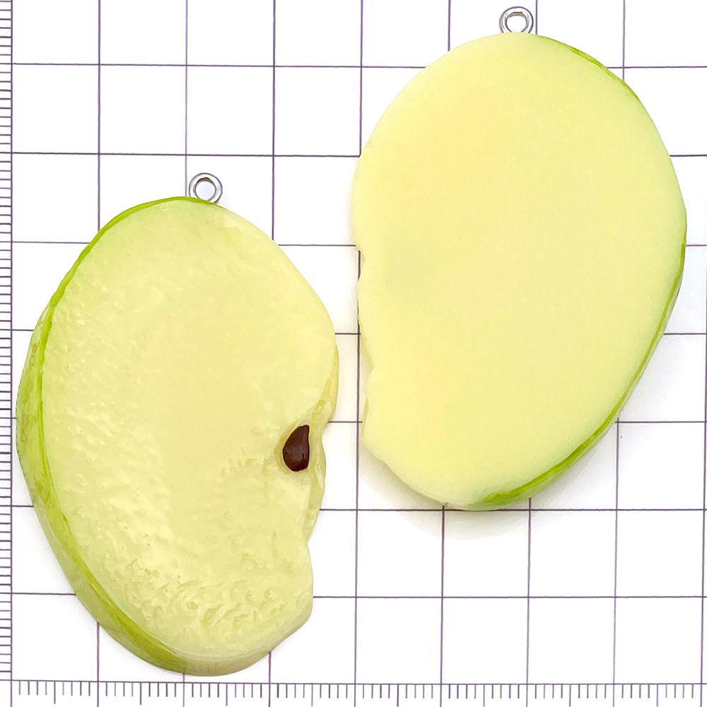 Set of 10 Large Colorful Resin Fruit Charms: Strawberry, Kiwi for DIY Bracelets & Necklaces