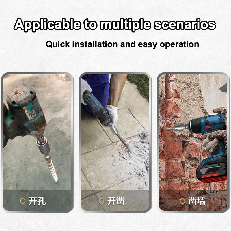 Multi Functional Hand Drill To Electric Hammer Conversion Head 1/2 Adapter For Converting Impact Wrench To Electric Hammer