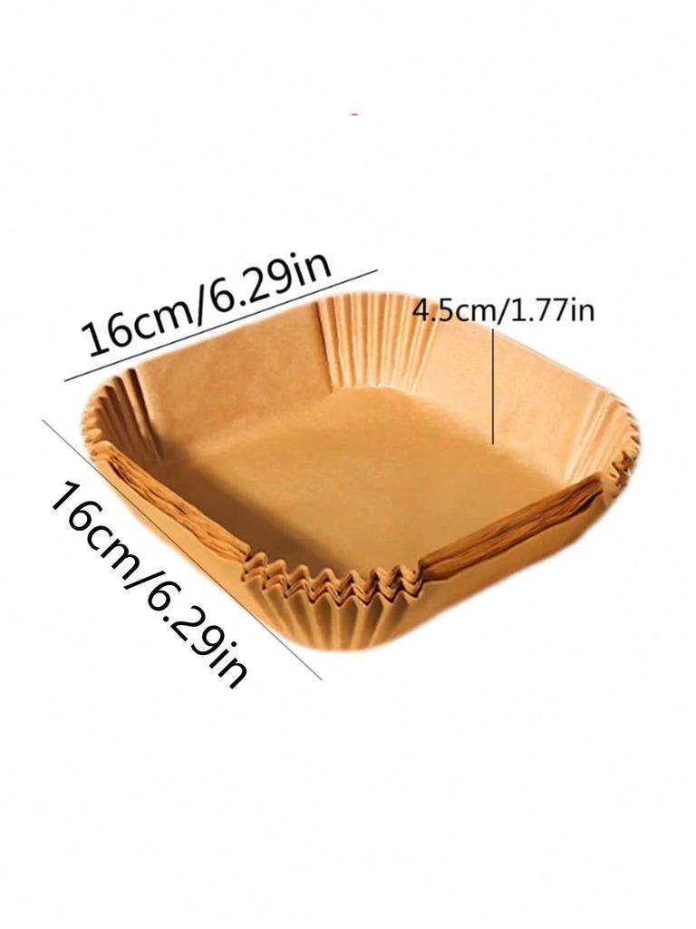 200Pcs Round Air Fryer Parchment Paper, Anti-Oil Paper For Baking, Bbq Outdoor Activities Kitchen Air Fryer Liners Air Fryer Paper Airfryer Air Frier