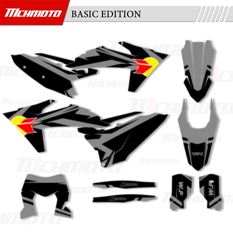 MCHMFG For KTM SX SXF 2007-2025 EXC XCW 2008-2026 Team Motorcycle Graphics Background Decals Sticker Kits