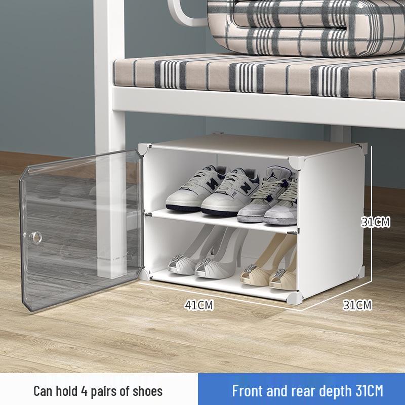 Шкаф для хранения обуви Прозрачный пластиковый органайзер для дверного проема или общежития 40x30x45cm 1890₽