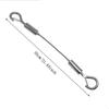1Pcs Ceiling Hanger Steel Wire Rope Lock Billboard Installation Connecting Hook Suspension Connector Agraffe Multiple Styles