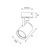 Volf Spot White 1Xgu10 Fixture